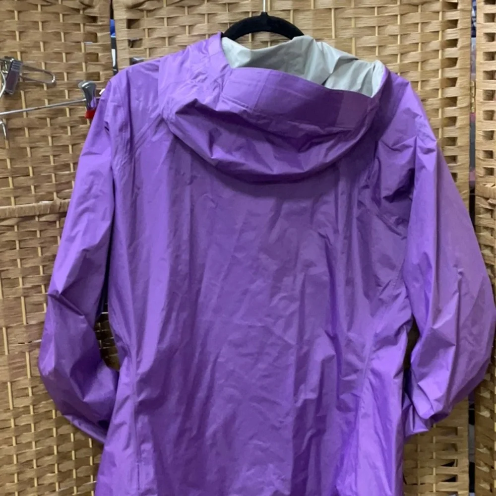 Patagonia Purple Hooded Trench Coat